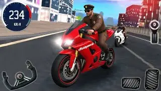 Police Bike Chase 🚨 | High Speed Crime City Pursuit | Android Gameplay