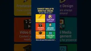 Easiest Skills to Monetize Online #monetize #monetization #onlinemoney #business #tips #money #viral