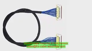 Cablaggio cavi personalizzato 4 1 Cavo CCTV Polycab Uma LVDS Nastro LVDS con cablaggio personalizzat
