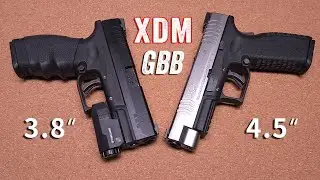 Springfield Armory Licensed XDM GBB 4.5  3.8 WE Airsoft