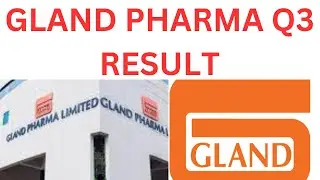 GLAND PHARMA Q3 RESULT 2025 //GLAND PHARMA SHARE PRICE PRICDICTION// DIVIDEND//BONUS