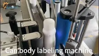 Can Body Labeling Machine for Bottle , Automatic Plastic Container ,Sticker Labeling Machine