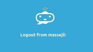 How to logout from massejli