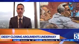 Lou Shapiro on Diddy Closing Arguments on KTLA News