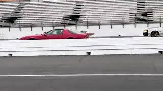 7.3L V8 Godzilla Mustang Vs 6.6L LS3 Camaro 1/4 mile at In-n-out Pomona Drag Strip