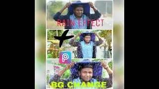 How to do Rain effect in PicsArt||HD||