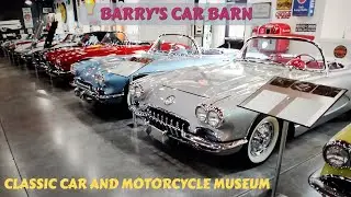 Barry's Car Barn. Classic Car and Motorcycle Museum. Where Timeless Rides Come to Life.