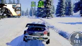 EA Sports WRC Rally Sweden - Volkswagen Polo GTI | Thrustmaster T248 + Shifter Gameplay