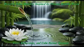 Peaceful Piano Melodies Inspired by Flowing Bamboo Water, Lotus Reflections, and Calm Nature Harmony