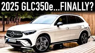 Mercedes GLC 350e 2025 года выпуска. Подключаемый электромобиль с запасом хода 54 мили