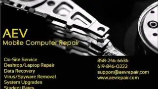 AEV Mobile Computer Repair | San Diego Data Recovery