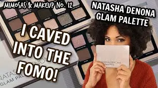 CAVING INTO MY FOMO! Natasha Denona Glam Palette! Swatches & Comparisons! Mimosas & Makeup #12
