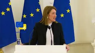 🇪🇺 &lsquo;Europe Will Stand With Ukraine&rsquo; &mdash; Metsola&rsquo;s Powerful Message from Vilnius with President Nausėda