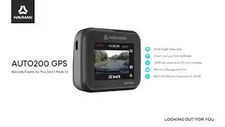 NAVMAN AUTO200 GPS Dashcam