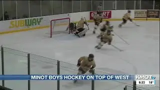 Minot High boys hockey on top of WDA with regular season winding down