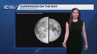 Supermoon and last full moon of 2025 Thursday night