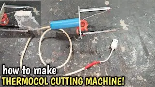 🔥 How to Make a thermocol Cutting machine at Home |  DIY Project! Wow! ⚙️✂️