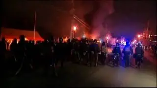 Ground video of Ferguson protests