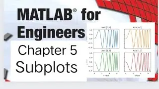 Matlab | Holly Moore | Chapter 5 | Problem 5.13-5.16 | Subplots