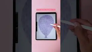 Drawing with watercolor brushes in Procreate