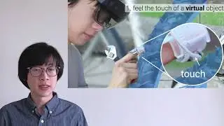 Touch&Fold: A Foldable Haptic Actuator for Rendering Touch in Mixed Reality