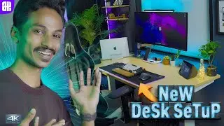 My NEW HOME DESK SETUP 🤩