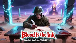 Blood Is the Ink | P&Oslash;TS &ndash; Dark Rock Manifesto ⚡ Write the Revolution (Official MV 2025)