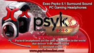 Psyko Audio True 5.1 Surround Sound Headphones