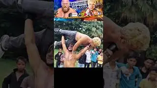 WWE At Public 🤯💥 - Brock Lesnar What A Strenth #shorts #viralshorts