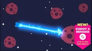 Создайте лазерный луч в Godot за 1 минуту