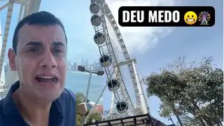 Entrei na roda gigante e quase me arrependi 😬🎡