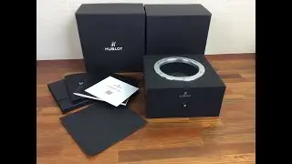 Hublot Watch Box Outer Glass Window + Booklets & Warranty Card