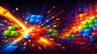 BLOCK DROP &mdash; Neon Puzzle Action Begins ⚡