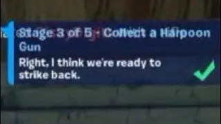 Fortnite collect a harpoon gun Quest complete