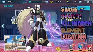 MegaMan X DiVE - Stage 11 (HARD) All Hidden Element Location