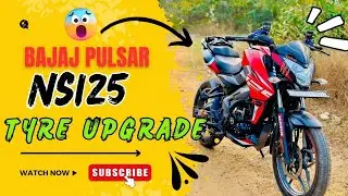 New Modification Ns125 Tyre Upgrade 120 mm ☠️#nsmodification #motovlog #nsmodified
