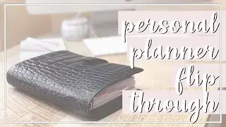 Обзор персонального планировщика Filofax Croc | Обновлено | Июль #FilofaxCroc