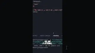 PYTHON String Tip #python #shorts #programming