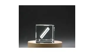 Oregon Map 3D Engraved Crystal 3D Engraved Crystal Keepsake/Gift/Decor/Collectible - FSMP232