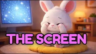 The Little Bunny and the Bright Screen 🐰📱 | A Gentle Kids Story | A Story with Lia