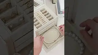 My jewelry collection - organize with me #jewelrybox #jewelry #luxury #accessories