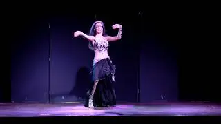 Aida Oryantal baladi performance at Arabian Raks Cancun