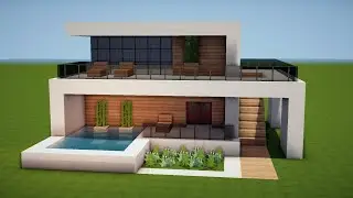 MODERNES HAUS in MINECRAFT bauen TUTORIAL [HAUS 265]