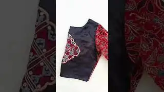 latest ajrakh print blouse design #shorts #ytshorts #HC_heni_creation #ashortaday #trending