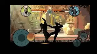 Shadow fight special edition( without giving real money) beating old lynx in old wound