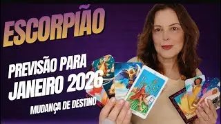ESCORPIÃO ♏️ JANEIRO 2026 - O ANO JÁ COMEÇA PODEROSO! O SEU RECONHECIMENTO VIRÁ! #escorpião