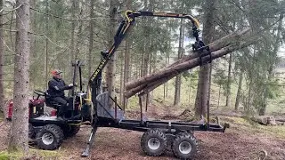 K&ouml;p Miniskotare Alstor 8X8 med kran och hydraulisk vinsch p&aring; Klaravik