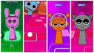 SPRUNKI Incredibox - Coffin Dance Song (COVER) Tiles hop