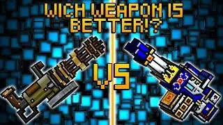Pixel Gun 3D - Hand Gatling VS Excalibur