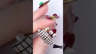 Маникюр в стиле &laquo;сетка и пятна&raquo;! 💅🎨 | (Я не мастер маникюра)